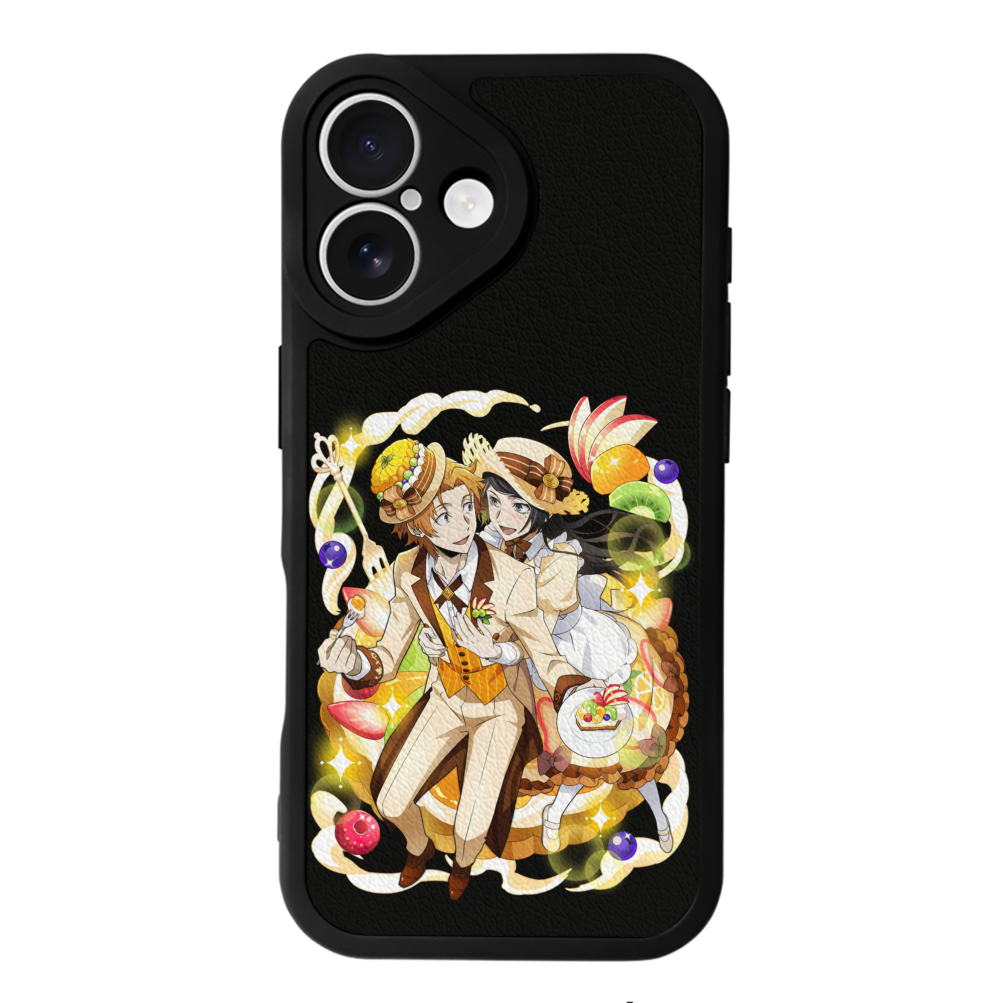 （画像用） 文豪ストレイドッグス Bungo Stray Dogs 【iPhone 16シリーズ対応】シリコンスマホケース（レザー調） 材質：シリコン
